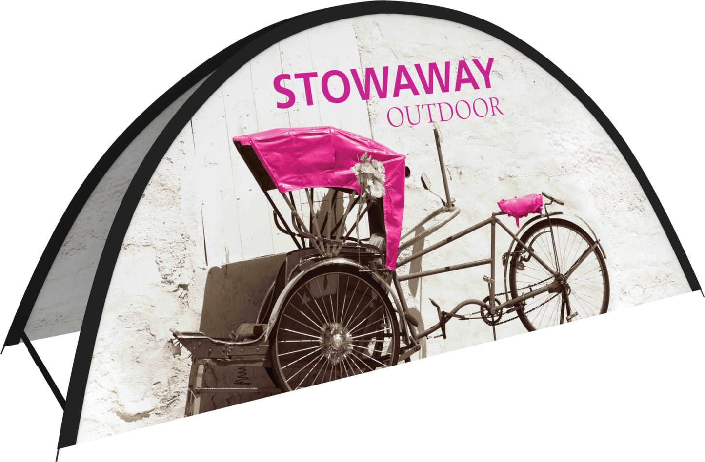 121.63in x 65in Stowaway 3 -XLarge Outdoor Sign (Graphic Package)