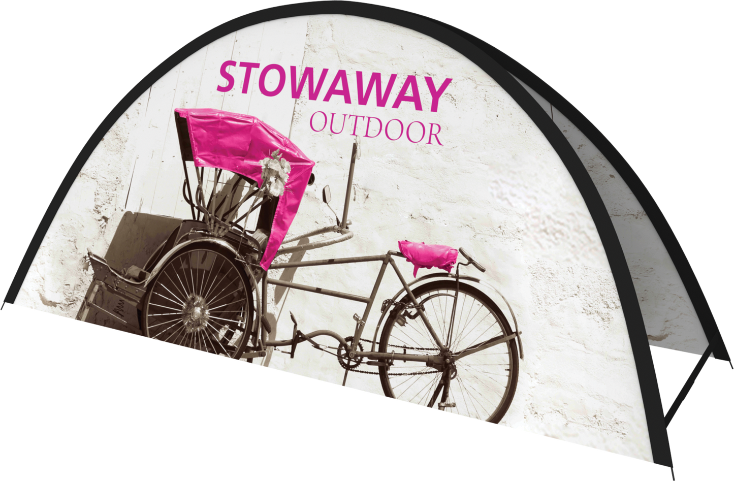 121.63in x 65in Stowaway 3 -XLarge Outdoor Sign (Graphic Package)