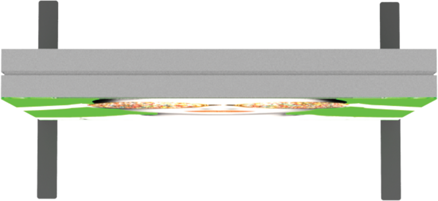 3ft x 3ft Vector Frame Light Box Square 01 Fabric Banner Display Single-Sided (Graphic Only)