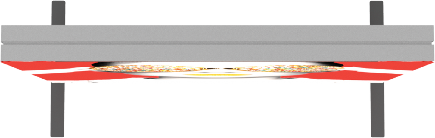 4ft x 4ft Vector Frame Light Box Square 02 Fabric Banner Display Double-Sided (Graphic Only)