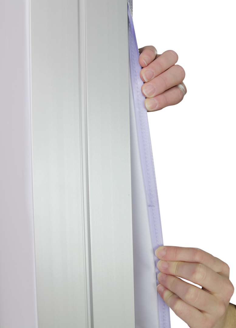 4ft x 4ft Vector Frame Light Box Square 02 Fabric Banner Display Single-Sided (Graphic Only)