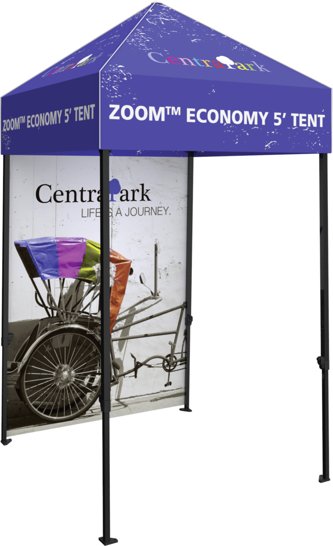 5ft x 5ft Zoom Economy Popup Tent (Hardware Only)