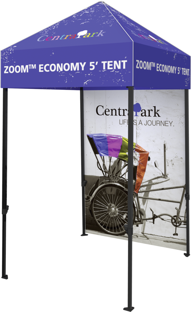 5ft x 5ft Zoom Economy Popup Tent (Hardware Only)