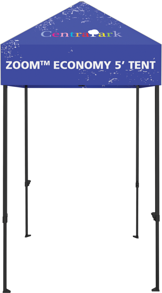 5ft x 5ft Zoom Economy Popup Tent (Graphic Package)