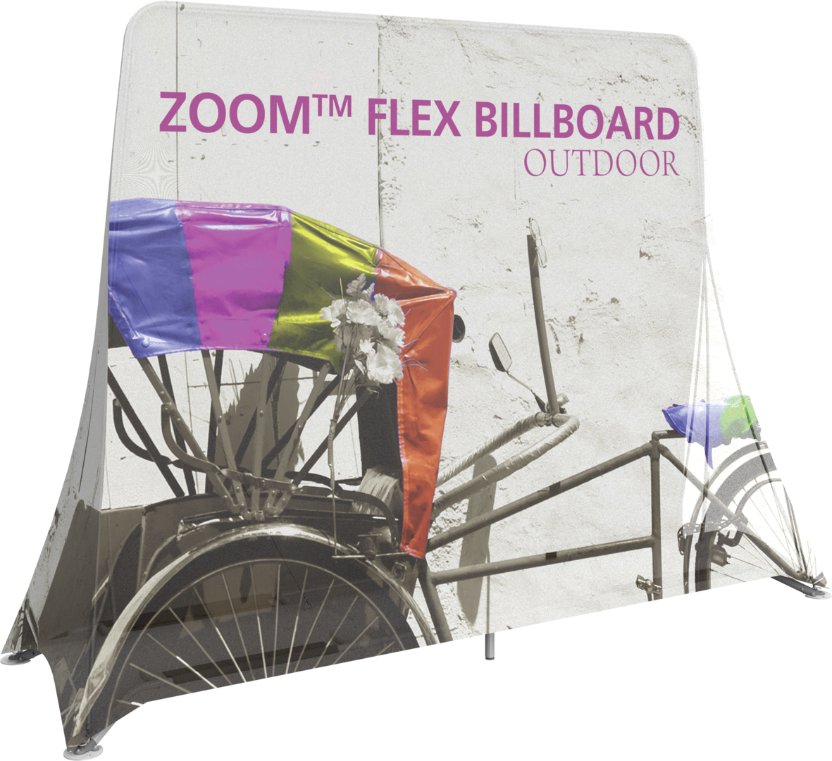 9ft x 7ft Zoom Flex Outdoor Billboard Single-Sided (Graphic Only)