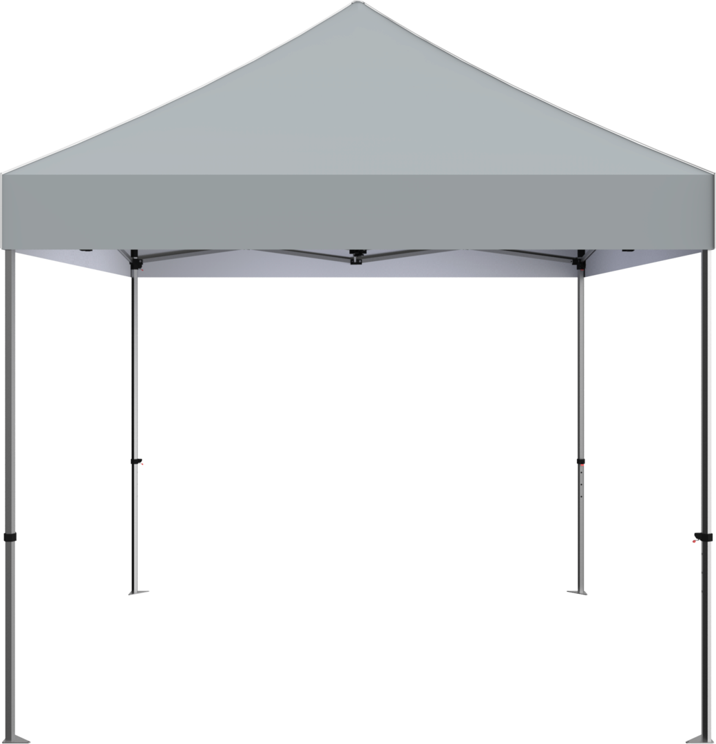 10ft x 10ft Zoom Standard Popup Tent (Solid Stock Graphic Package)