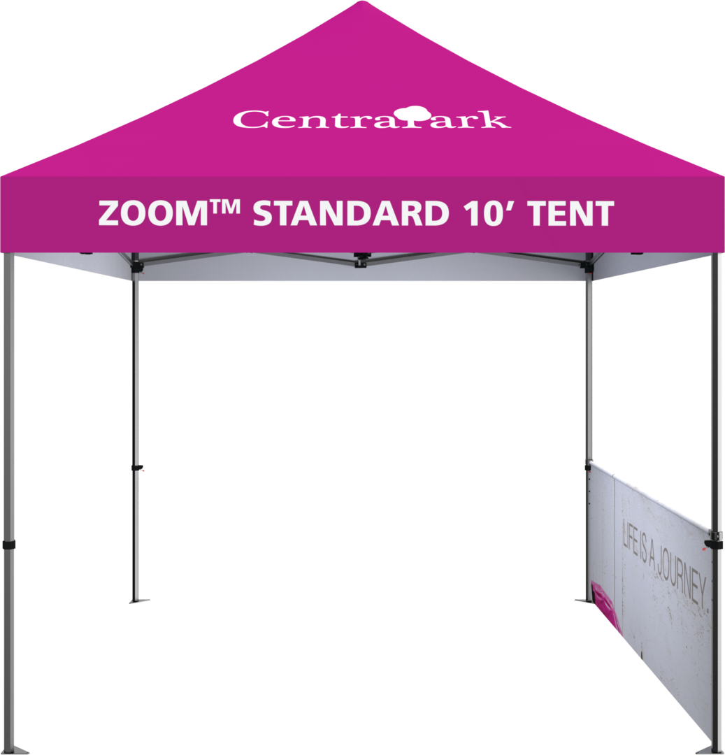 10ft x 10ft Zoom Economy and Standard Popup Tent Half Wall (Hardware Only)